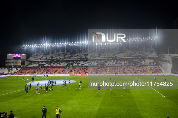 A general view of the stadium before the La Liga EA Sports 2024/25 football match between Rayo Vallecano and UD Las Palmas at Estadio de Val...