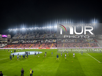 A general view of the stadium before the La Liga EA Sports 2024/25 football match between Rayo Vallecano and UD Las Palmas at Estadio de Val...