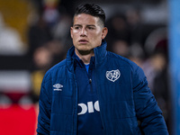 James Rodriguez of Rayo Vallecano enters the field during the La Liga EA Sports 2024/25 football match between Rayo Vallecano and UD Las Pal...