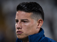 James Rodriguez of Rayo Vallecano enters the field during the La Liga EA Sports 2024/25 football match between Rayo Vallecano and UD Las Pal...