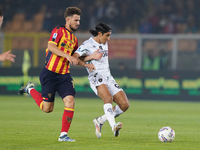 Youssef Maleh of Empoli FC is in action during the Serie A match between US Lecce and Empoli in Lecce, Italy, on November 8, 2024. (