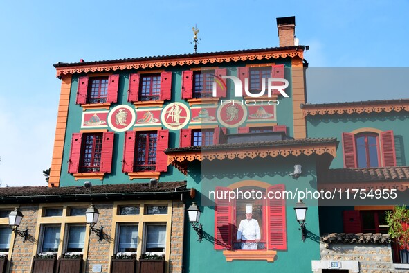 Paul Bocuse Abbey and Restaurant is in Collonges-au-Mont-d'Or, France, on November 8, 2024. 