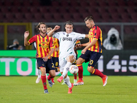 Lorenzo Colombo of Empoli FC is in action during the Serie A match between US Lecce and Empoli in Lecce, Italy, on November 8, 2024. (