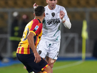 Saba Goglichidze of Empoli FC is in action during the Serie A match between US Lecce and Empoli in Lecce, Italy, on November 8, 2024. (