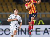 Antonino Gallo of US Lecce is in action during the Serie A match between US Lecce and Empoli in Lecce, Italy, on November 8, 2024. (