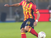 Santiago Pierotti of US Lecce is in action during the Serie A match between US Lecce and Empoli in Lecce, Italy, on November 8, 2024. (