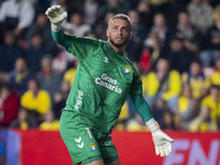 Jacobus Cillessen of UD Las Palmas is seen during the La Liga EA Sports 2024/25 football match between Rayo Vallecano and UD Las Palmas at E...