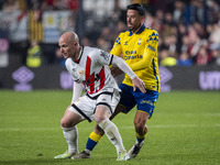 During the La Liga EA Sports 2024/25 football match between Rayo Vallecano and UD Las Palmas at Estadio de Vallecas in Madrid, Spain, on Nov...