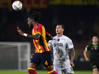 Pietro Pellegri of Empoli FC is in action during the Serie A match between US Lecce and Empoli in Lecce, Italy, on November 8, 2024. (