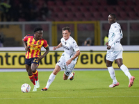 Lameck Banda of US Lecce plays during the Serie A match between US Lecce and Empoli in Lecce, Italy, on November 8, 2024. (