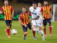 Pietro Pellegri of Empoli FC is in action during the Serie A match between US Lecce and Empoli in Lecce, Italy, on November 8, 2024. (