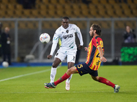 Emmanuel Gyasi of Empoli FC is in action during the Serie A match between US Lecce and Empoli in Lecce, Italy, on November 8, 2024. (