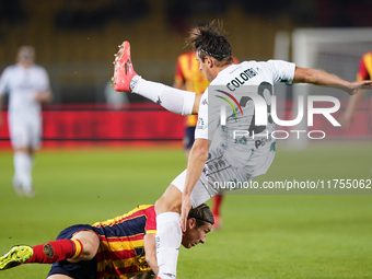 Lorenzo Colombo of Empoli FC is in action during the Serie A match between US Lecce and Empoli in Lecce, Italy, on November 8, 2024. (