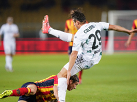 Lorenzo Colombo of Empoli FC is in action during the Serie A match between US Lecce and Empoli in Lecce, Italy, on November 8, 2024. (