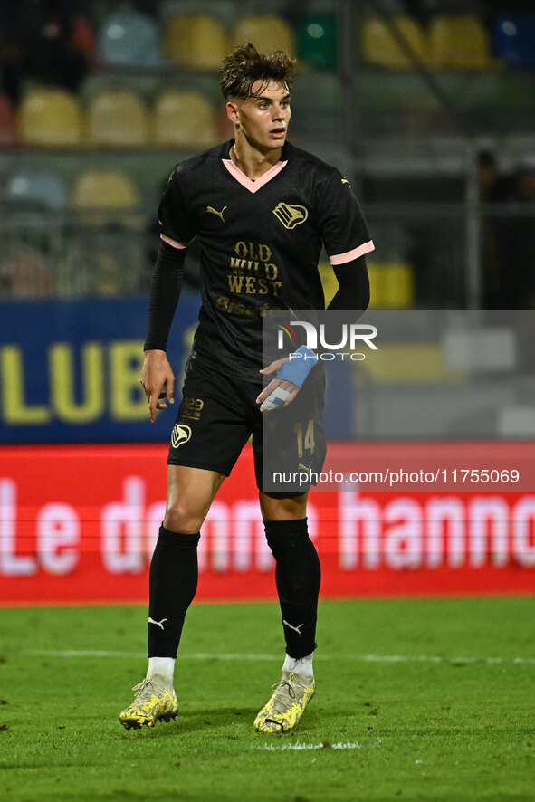 Aljosa Vasic of Palermo F.C. participates in the 13th day of the Serie BKT Championship between Frosinone Calcio and Palermo F.C. at the Ben...