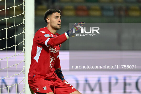 Michele Cerofolini of Frosinone Calcio participates in the 13th day of the Serie BKT Championship between Frosinone Calcio and Palermo F.C....