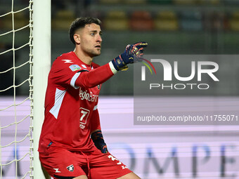 Michele Cerofolini of Frosinone Calcio participates in the 13th day of the Serie BKT Championship between Frosinone Calcio and Palermo F.C....