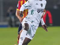 Emmanuel Gyasi of Empoli FC is in action during the Serie A match between US Lecce and Empoli in Lecce, Italy, on November 8, 2024. (