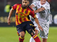 Hamza Rafia of US Lecce is in action during the Serie A match between US Lecce and Empoli in Lecce, Italy, on November 8, 2024. (