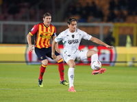 Lorenzo Colombo of Empoli FC is in action during the Serie A match between US Lecce and Empoli in Lecce, Italy, on November 8, 2024. (