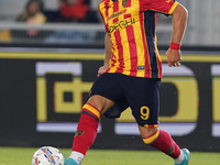 Nikola Krstovic of US Lecce is in action during the Serie A match between US Lecce and Empoli in Lecce, Italy, on November 8, 2024. (