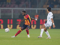 Lassana Coulibaly of US Lecce is in action during the Serie A match between US Lecce and Empoli in Lecce, Italy, on November 8, 2024. (