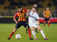 Hamza Rafia of US Lecce is in action during the Serie A match between US Lecce and Empoli in Lecce, Italy, on November 8, 2024. (