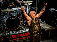 Blaze Bayley performs for the 30 Years Iron Maiden Anniversary Live in Athens, Greece, on August 11, 2024. (