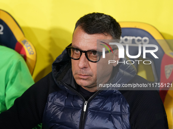 Roberto D'Aversa is the head coach of Empoli FC during the Serie A match between US Lecce and Empoli in Lecce, Italy, on November 8, 2024. (