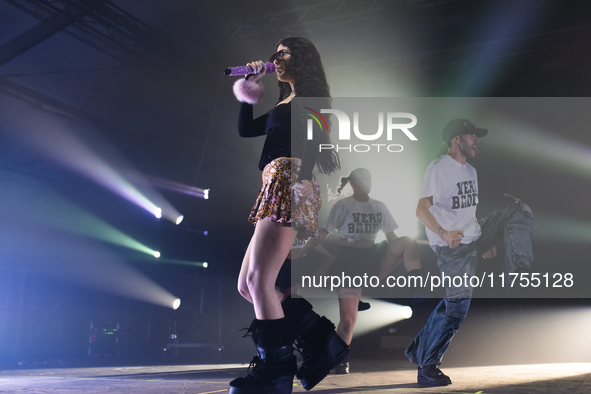 Italian Rapper Anna Aka Anna Pepe Performs In Concert At Casa Della Musica On November 08, 2024 In Naples, Italy. 