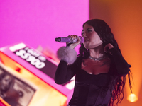 Italian Rapper Anna Aka Anna Pepe Performs In Concert At Casa Della Musica On November 08, 2024 In Naples, Italy. (