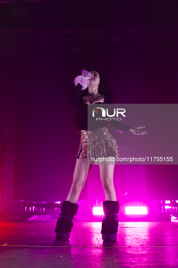 Italian Rapper Anna Aka Anna Pepe Performs In Concert At Casa Della Musica On November 08, 2024 In Naples, Italy. 