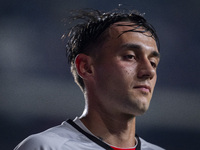 Pedro Diaz of Rayo Vallecano is seen during the La Liga EA Sports 2024/25 football match between Rayo Vallecano and UD Las Palmas at Estadio...