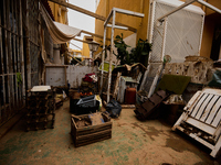 Encarna Jimenez is a victim of the flood in Benetusser, Spain, on november 08, 2024. (