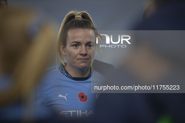 Lauren Hemp #11 of Manchester City W.F.C. participates in the Barclays FA Women's Super League match between Manchester City and Tottenham H...