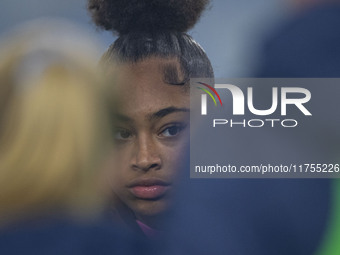 Khiara Keating #35 (GK) of Manchester City W.F.C. participates in the Barclays FA Women's Super League match between Manchester City and Tot...