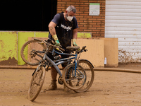 Devastating scenes occur during the Massanassa flood in Massanassa, Spain, on november 08,2024. (