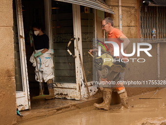 Devastating scenes occur during the Massanassa flood in Massanassa, Spain, on november 08,2024. (