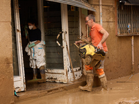 Devastating scenes occur during the Massanassa flood in Massanassa, Spain, on november 08,2024. (