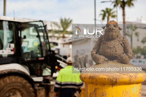 Devastating scenes occur during the Massanassa flood in Massanassa, Spain, on november 08,2024. 