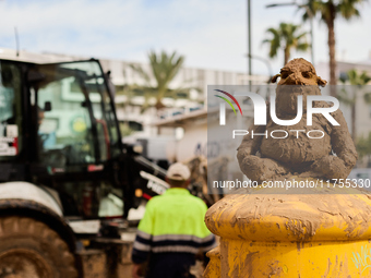 Devastating scenes occur during the Massanassa flood in Massanassa, Spain, on november 08,2024. (