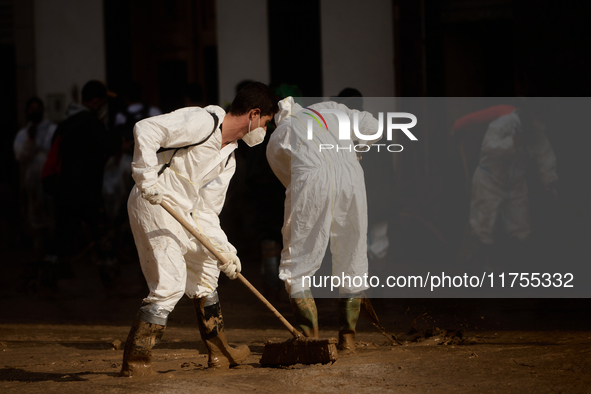 Devastating scenes occur during the Massanassa flood in Massanassa, Spain, on november 08,2024. 