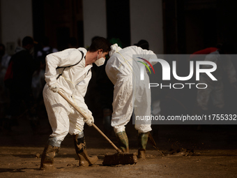 Devastating scenes occur during the Massanassa flood in Massanassa, Spain, on november 08,2024. (