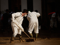 Devastating scenes occur during the Massanassa flood in Massanassa, Spain, on november 08,2024. (