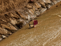 Devastating scenes occur during the Massanassa flood in Massanassa, Spain, on november 08,2024. (