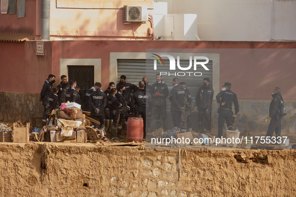 Devastating scenes occur during the Massanassa flood in Massanassa, Spain, on november 08,2024. 