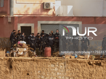 Devastating scenes occur during the Massanassa flood in Massanassa, Spain, on november 08,2024. (