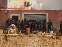 Devastating scenes occur during the Massanassa flood in Massanassa, Spain, on november 08,2024. (