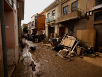 Devastating scenes occur during the Massanassa flood in Massanassa, Spain, on november 08,2024. (