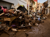 Devastating scenes occur during the Massanassa flood in Massanassa, Spain, on november 08,2024. (